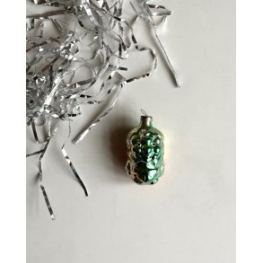 Vintage Christmas figure, blue grape guy, Cipollino