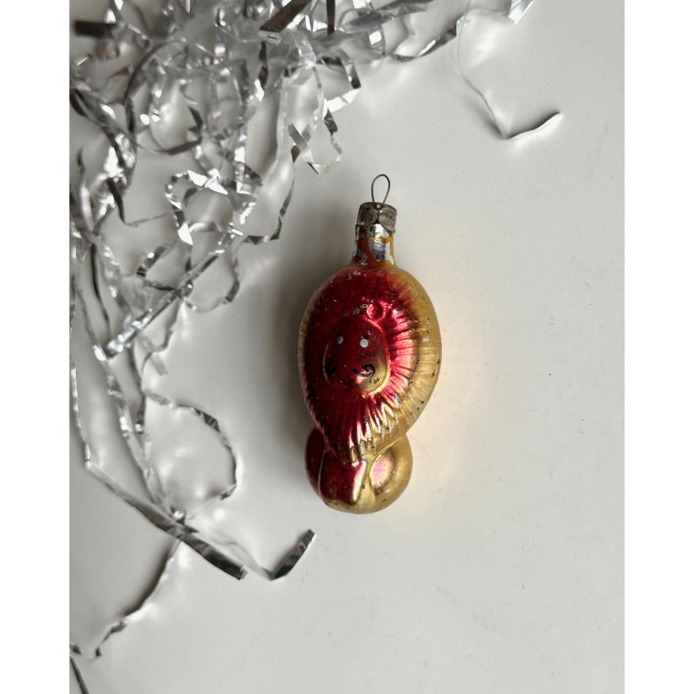 Vintage julekugle, lve m gr jne