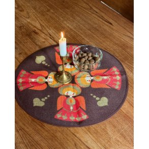 S�dahl, hessian w angels, �41,5 cm