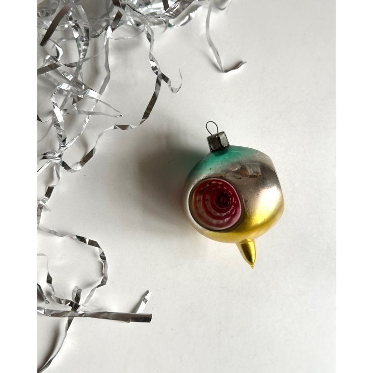 Vintage julekugle m reflektor