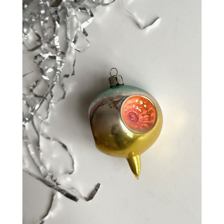 Vintage julekugle m reflektor