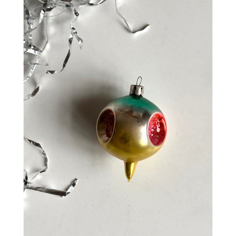Vintage julekugle m reflektor