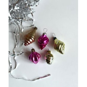 Small ornaments, set of 5