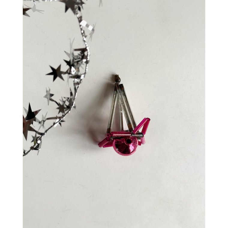 Vintage gablonz, pink m pink