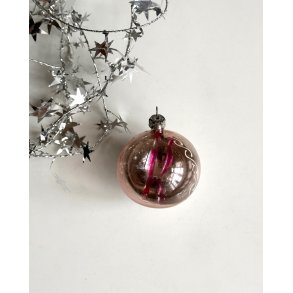 Semi transparent  w pink glass stick