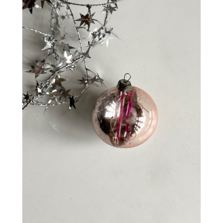 Semi transparent  w pink glass stick