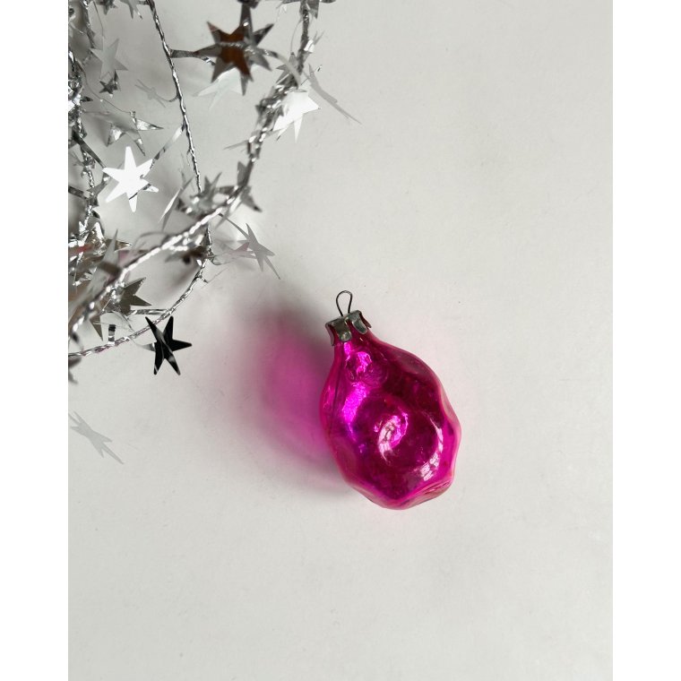 Pink ornament, semi transparent