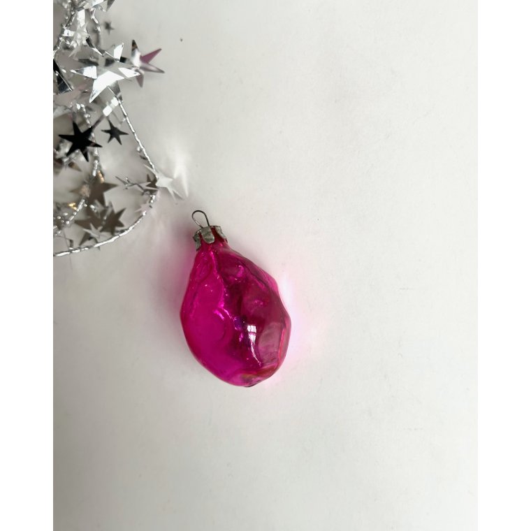 Pink ornament, semi transparent