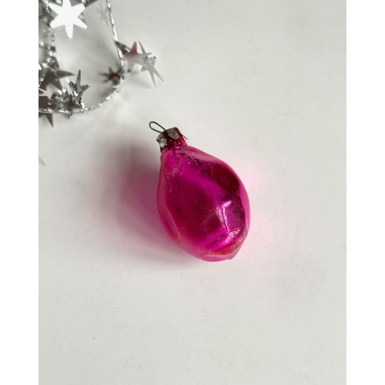 Pink ornament, semi transparent