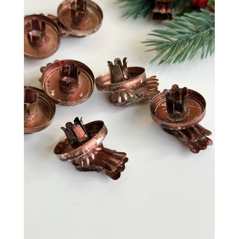 Candleholder w clamp, set of 11