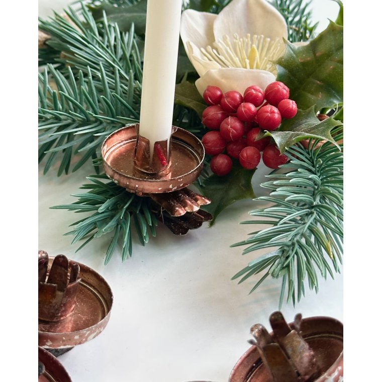 Candleholder w clamp, set of 11