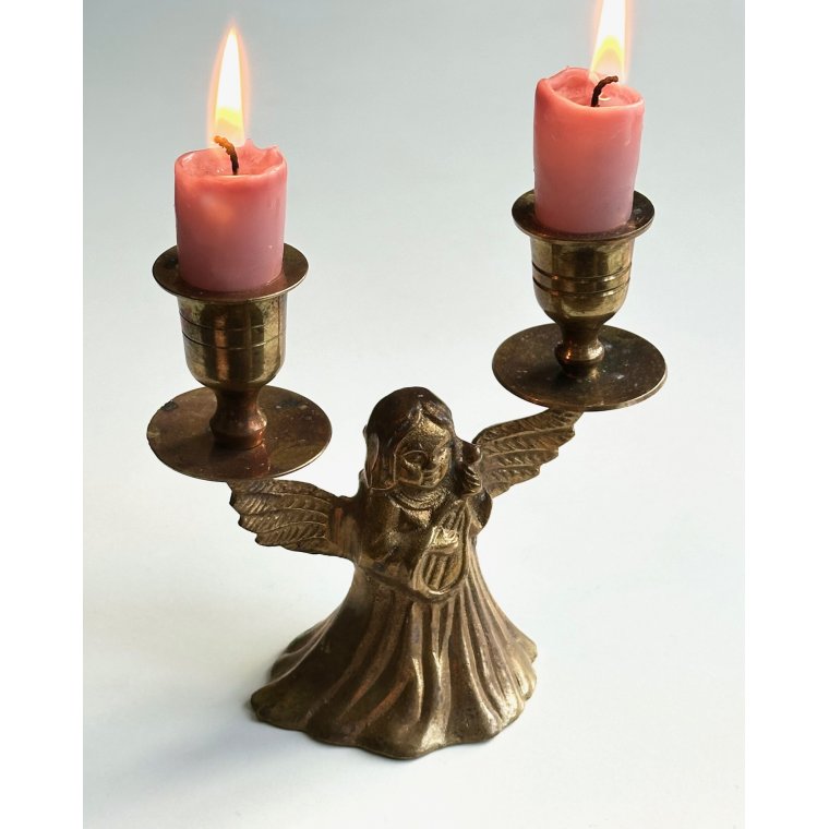 Brass candleholder, brass