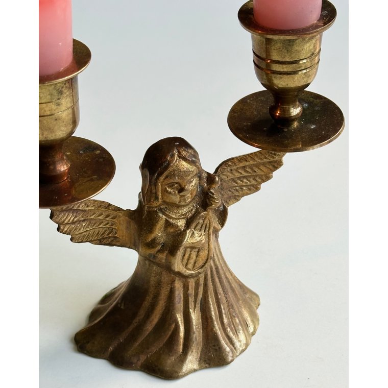 Brass candleholder, brass