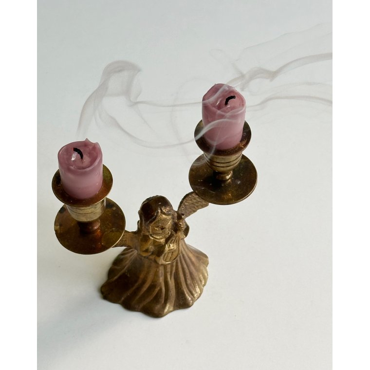 Brass candleholder, brass