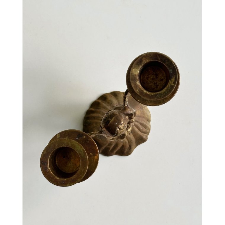 Brass candleholder, brass