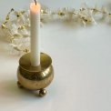 Sphere candleholder for Christmas tree candle