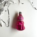 Vintage julekugle, mrk pink Snegurochka