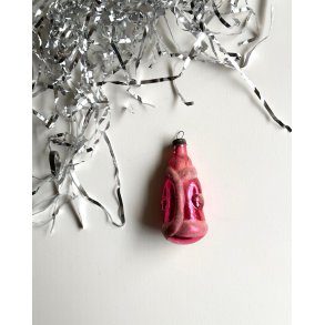 Vintage Christmas ornament, pink Snegurochka