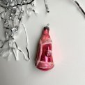 Vintage julekugle, pink Snegurochka