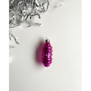 Vintage Christmas ornament, semi transparent lantern