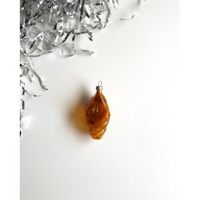 Brunt, kantet ornament 