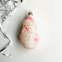 Vintage juleornament, pastel julemand