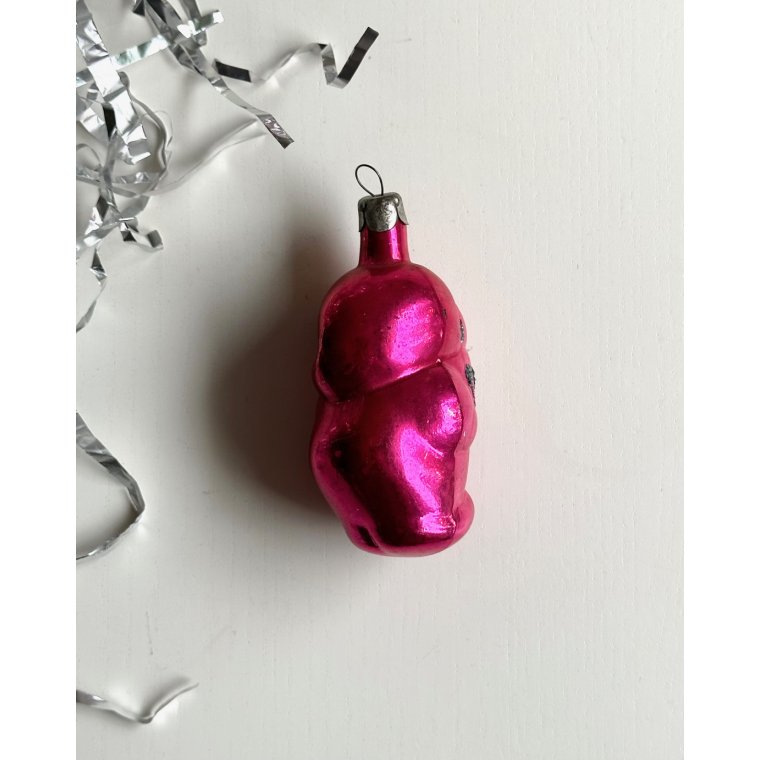 Father Frost, pink w glitter