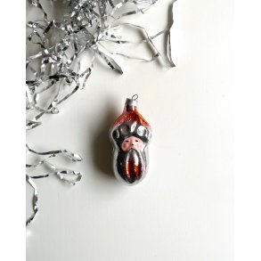 Chinese man, silver tone