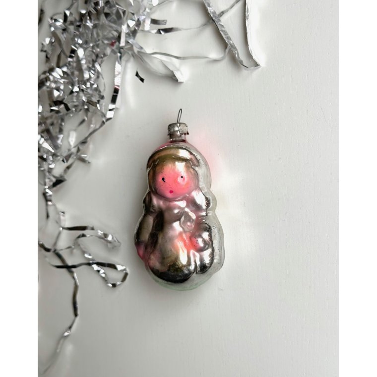 Stor slv pige, pastel, NB