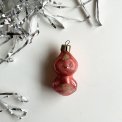 Vintage ornament, rosa snepige