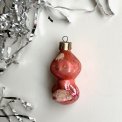 Vintage ornament, rosa snepige