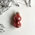 Vintage ornament, rosa snepige