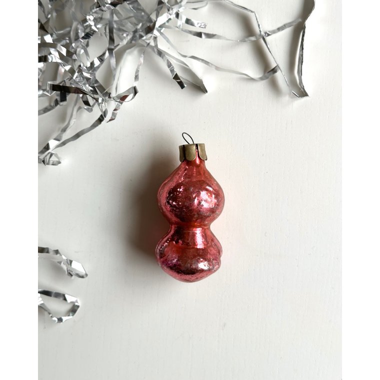 Vintage ornament, rosa snepige