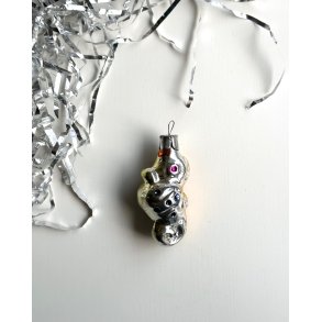 Vintage ornament, seahorse, yellow and orange, NB