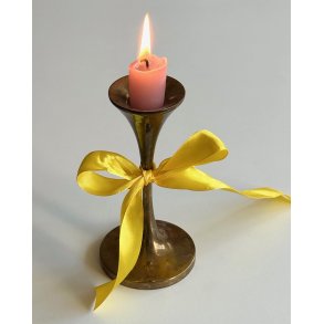 Brass candleholder, Danish design