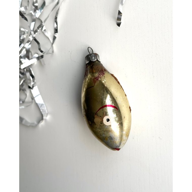 Vintage patineret gylden fisk