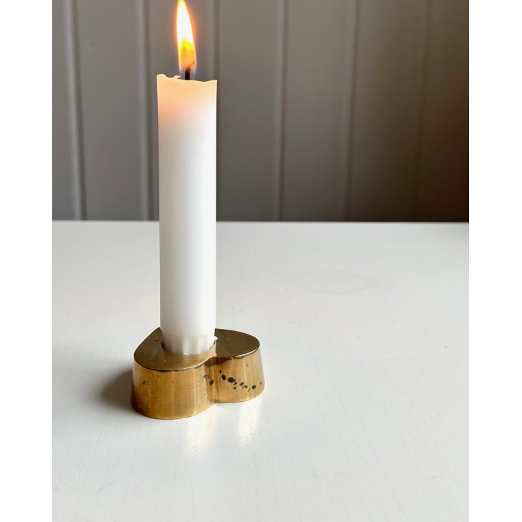 Hjerteformet messingstage