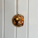 Brass ball for tealights, w chain