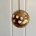 Brass ball for tealights, w chain