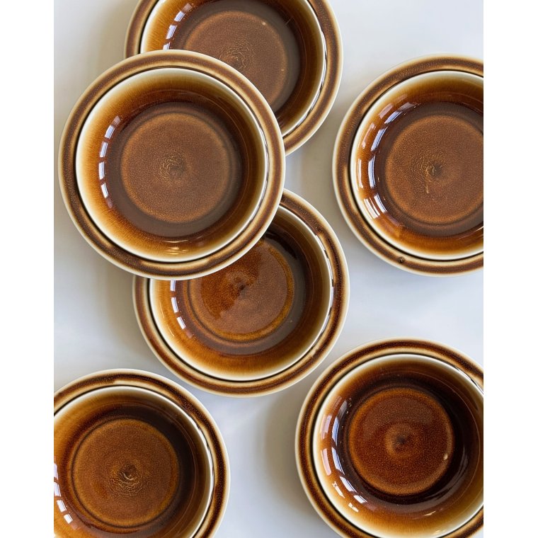 Scherzer, dybe tallerkner, 6 stk samlet