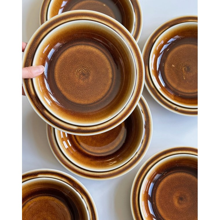 Scherzer, dybe tallerkner, 6 stk samlet