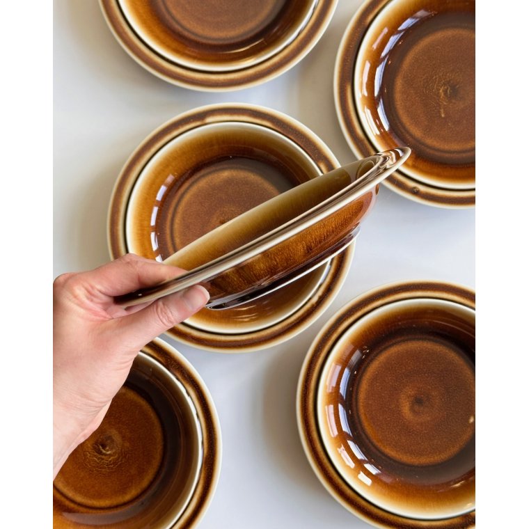 Scherzer, dybe tallerkner, 6 stk samlet