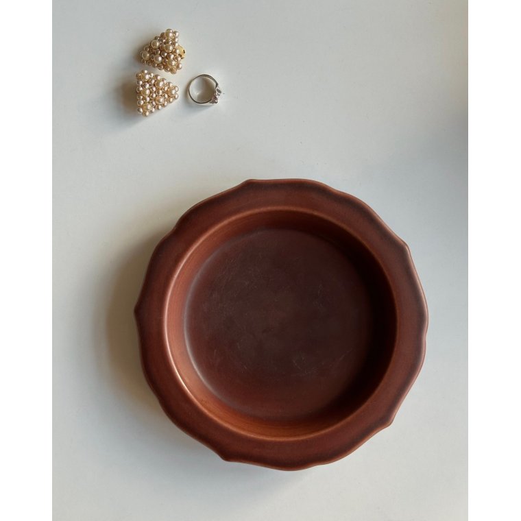 Aluminia sk�l, bordeaux