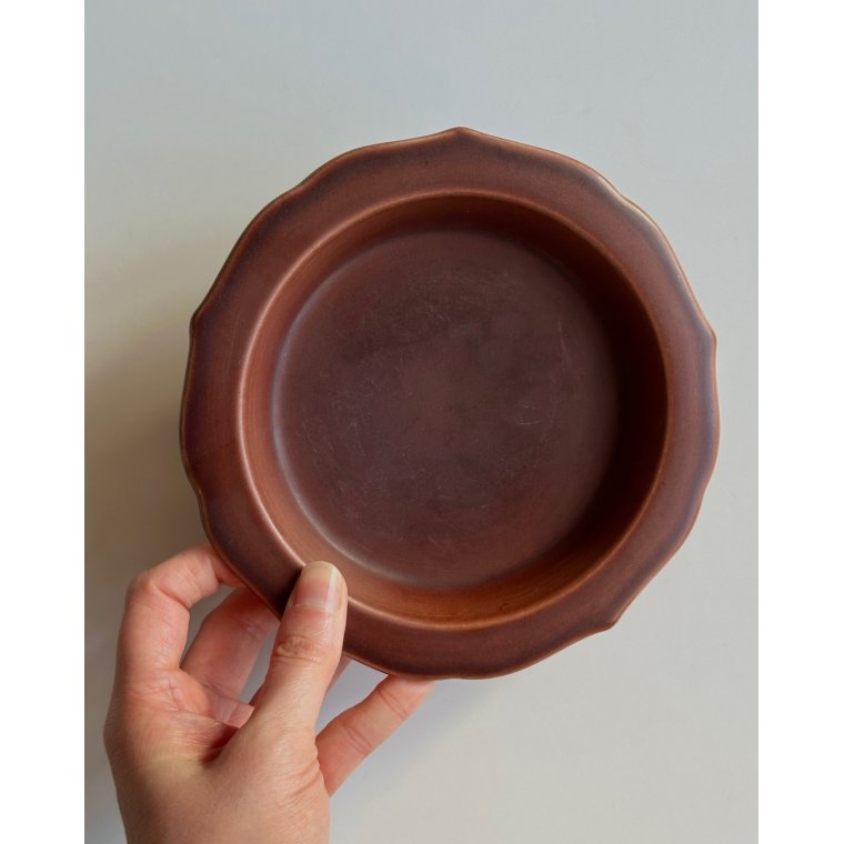 Aluminia sk�l, bordeaux