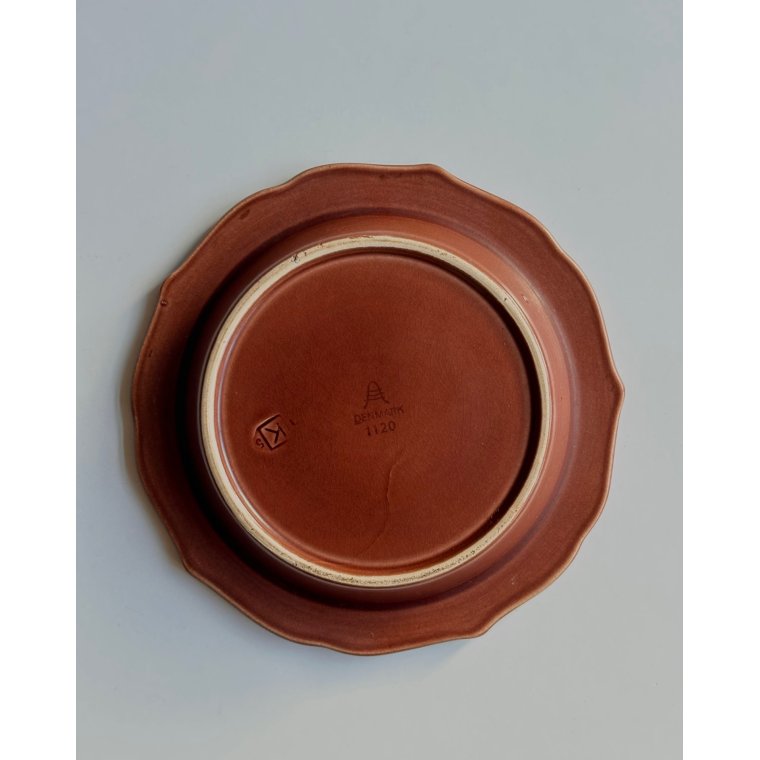 Aluminia sk�l, bordeaux