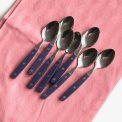 Spiseskeer m plastskaft, 7 stk samlet