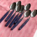 Spiseskeer m plastskaft, 7 stk samlet