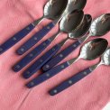 Spiseskeer m plastskaft, 7 stk samlet