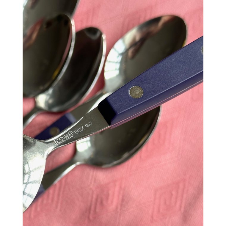 Spiseskeer m plastskaft, 7 stk samlet