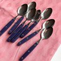 Spiseskeer m plastskaft, 7 stk samlet